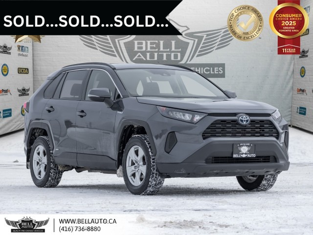 2019 Toyota RAV4 Hybrid LE, AWD, BACKUPCAM, B.SPOT, LANEDEPARTURE, 