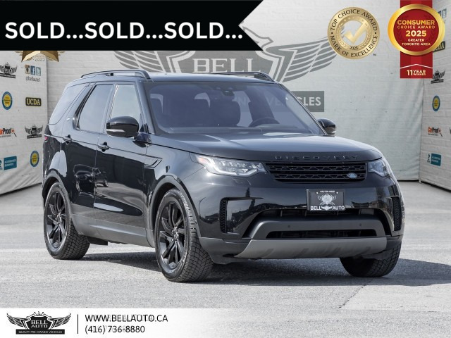 2019 Land Rover Discovery SE, NAVI, 7-PASS, MOONROOF, BACKUPCAM, PDC, 3RDROW