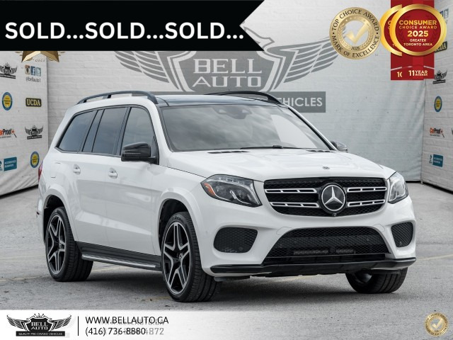 2018 Mercedes-Benz GLS GLS 450, AMGPKG, 7-PASS, NAVI, 360CAM, PANO, NOACC
