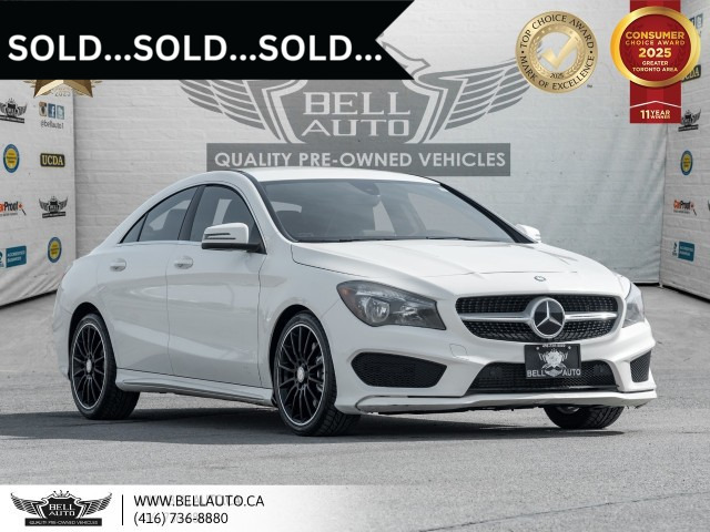2016 Mercedes-Benz CLA CLA 250, AMGPKG, NAVI, BACKUPCAM, B.SPOT, LEATHER,