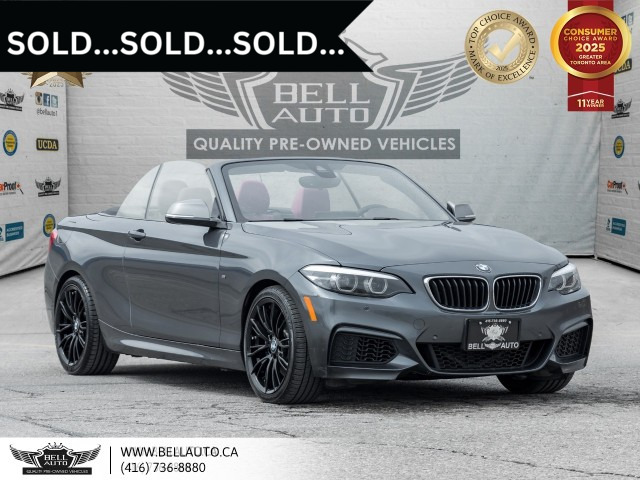 2019 BMW 2 Series M240i xDrive, M-PERFORMANCEPKG, REDLEATHER, NAVI, 