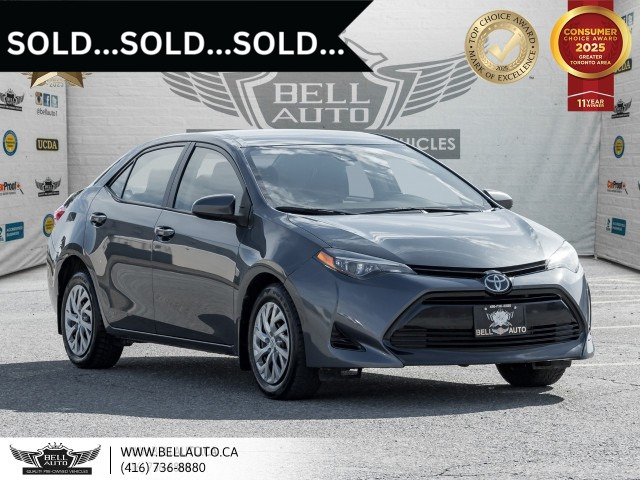 2018 Toyota Corolla LE, BACKUPCAM, LANEDEPARTURE, COLLISIONAVOIDANCE, 