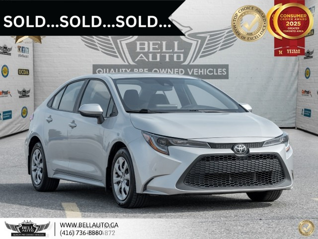 2022 Toyota Corolla LE, BACKUPCAM, CARPLAY, BLINDSPOT, LANEASSIST, COL