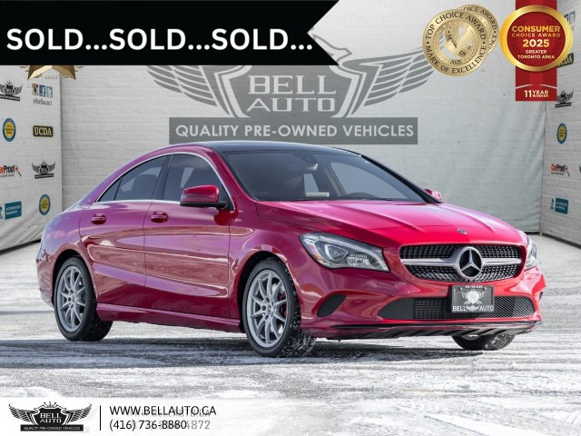 2018 Mercedes-Benz CLA CLA 250, AWD, NAVI, PANO, BACKUPCAM, B.SPOT, SATEL