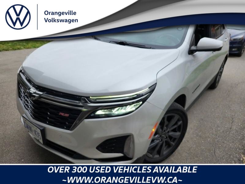2022 Chevrolet Equinox RSRS PLUS, LEATHER, AWD, NAV, ROOF, 1-OWNER!