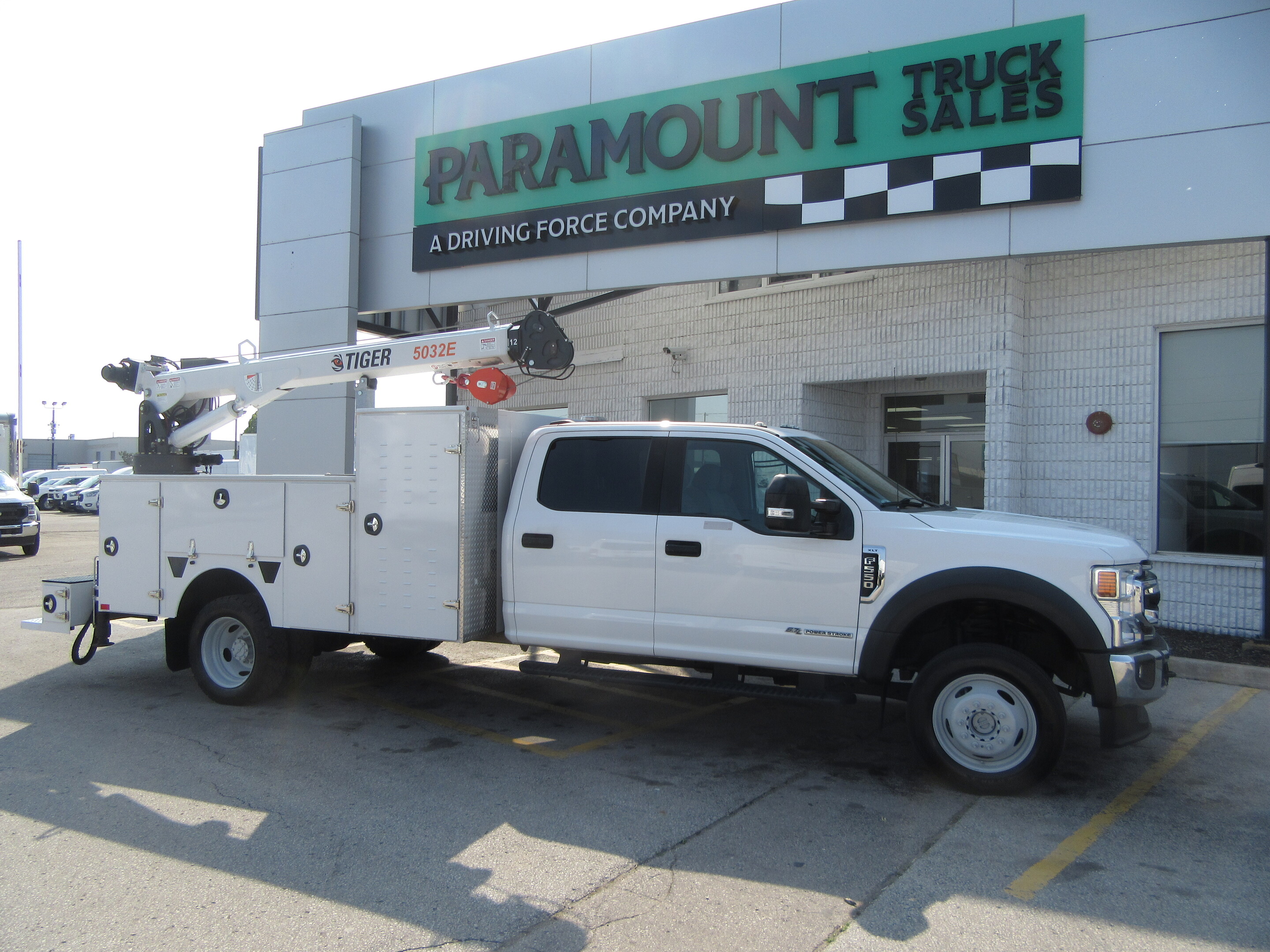 2020 Ford F-550 DIESEL 4X4 CREW NEW SERVICE/BODY & CRANE