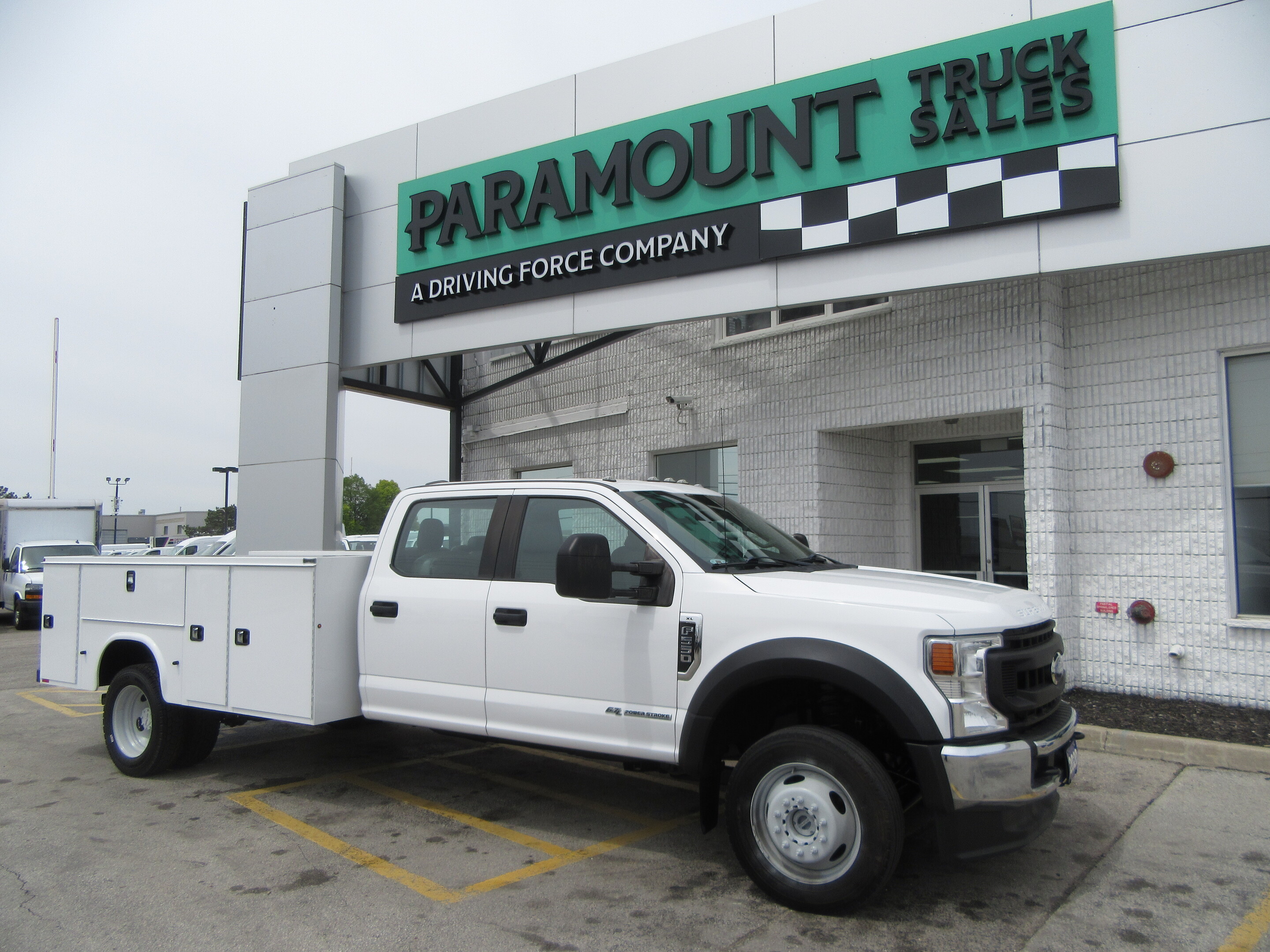 2020 Ford F-550 DIESEL 4X4 CREW WITH NEW KNAPHEIDE SERVICE BODY