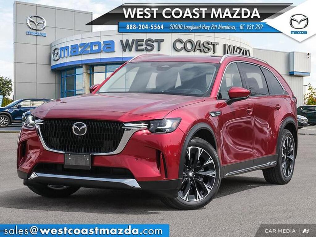 2025 Mazda CX-90 PHEV GT - SUNROOF- WHITE LEATHER- 360 CAMERA