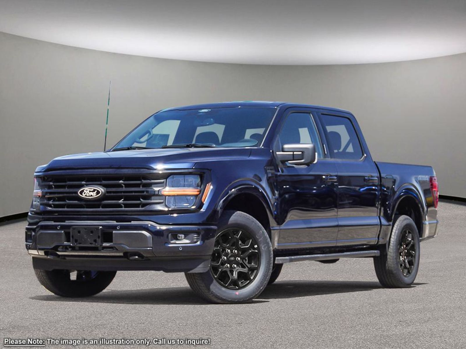 2025 Ford F-150 2.7L ECOBOOST ENG, XLT, GVWR PKG, BLCK APPEARANCE 