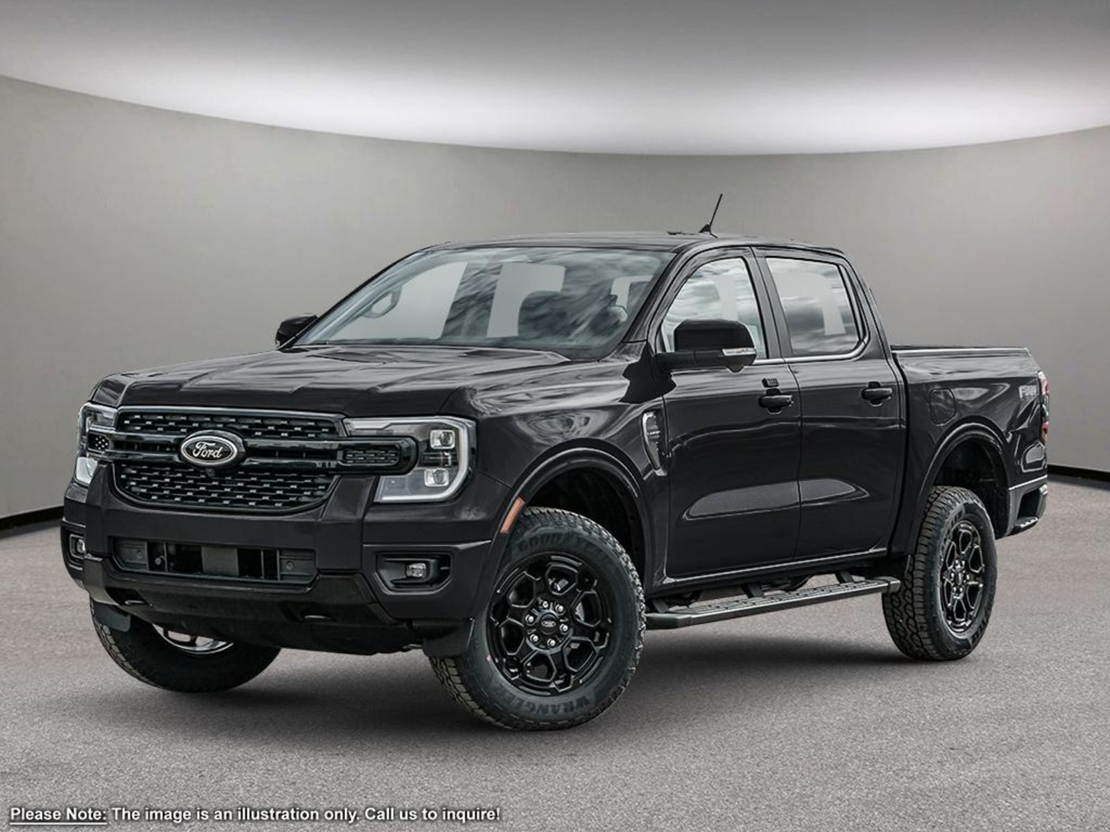 2025 Ford Ranger 2.7L ECOBOOST ENG, LARIAT, OFF-ROAD PKG, BLCK APPE