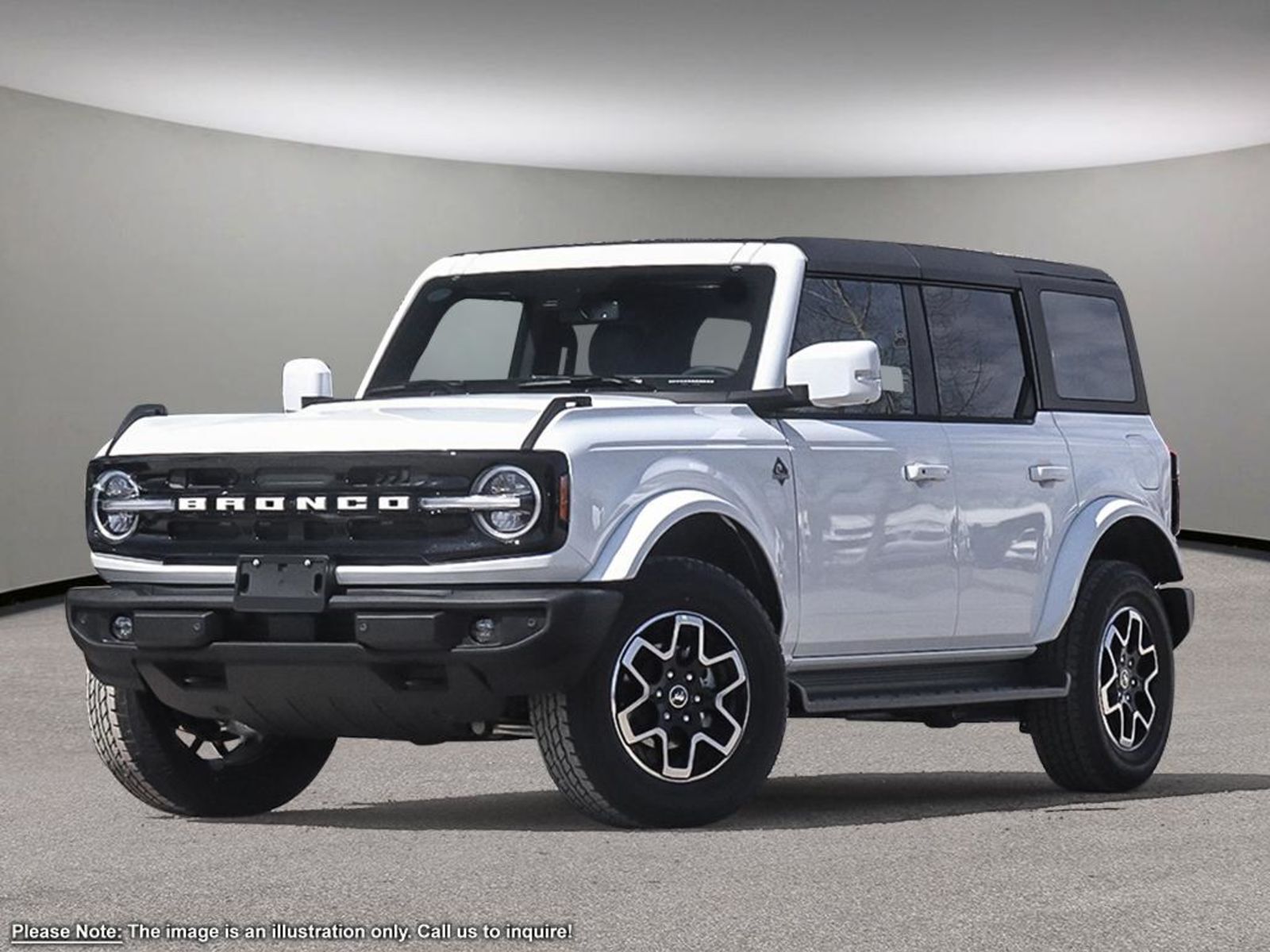2025 Ford Bronco 2.7L ECOBOOST V6 ENG, OUTER BANKS, 360 DEGREE CAM,