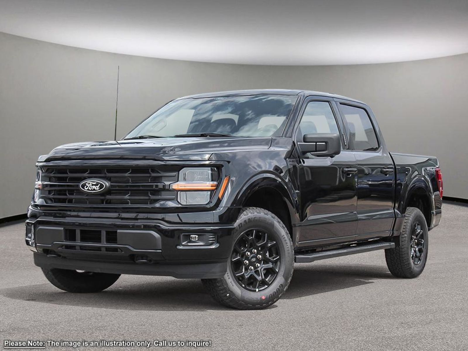 2025 Ford F-150 3.5L V6 ECOBOOST ENG, XLT, XLT BLACK APPEARANCE PA