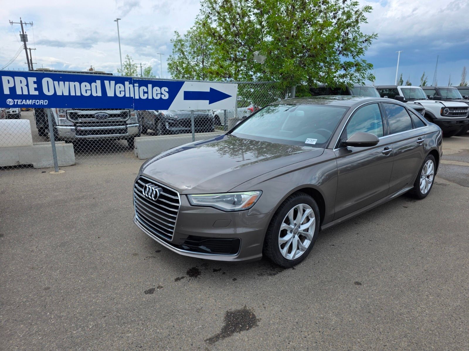 2016 Audi A6 2.0L L4 TURBO, PROGRESSIV, BRAKE ASSIST, KEYLESS E