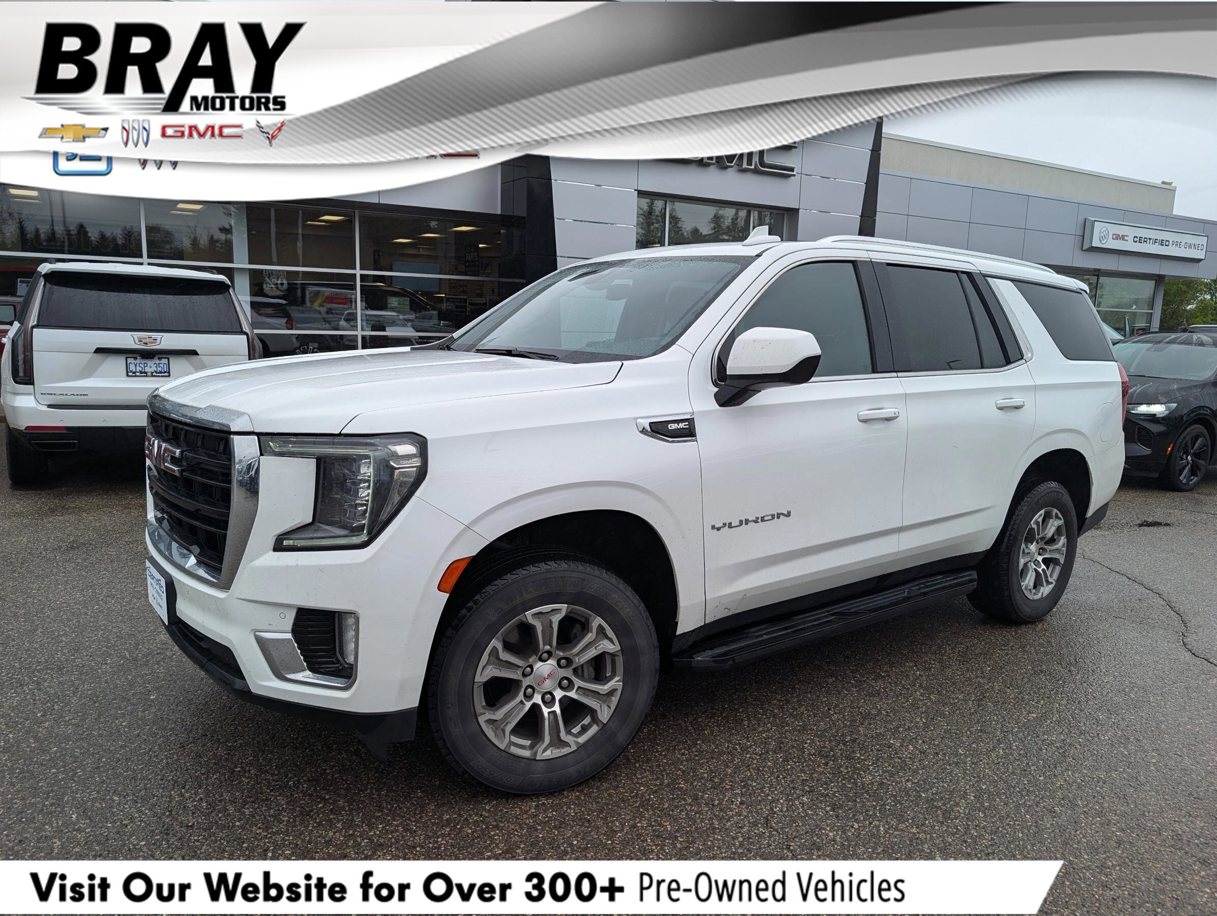2022 GMC Yukon SLESLE, 5.3L, 4X4, 8-PASS, REMOTE START, 1-OWNER, 