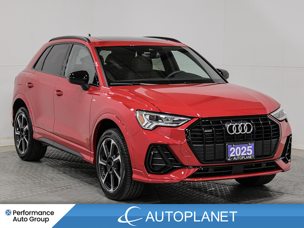 2025 Audi Q3 Progressiv 45 Quattro, S-Line, Pano Roo, Bluetooth