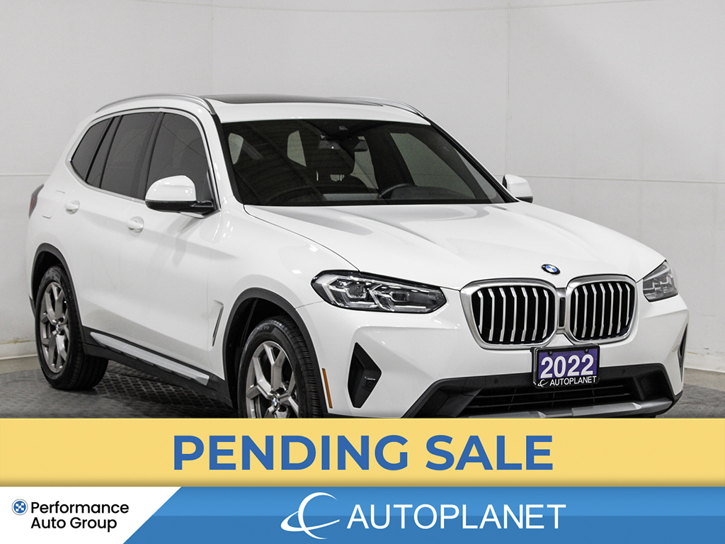 2022 BMW X3 xDrive30i, Navi, Back Up Cam, Heated Seats!