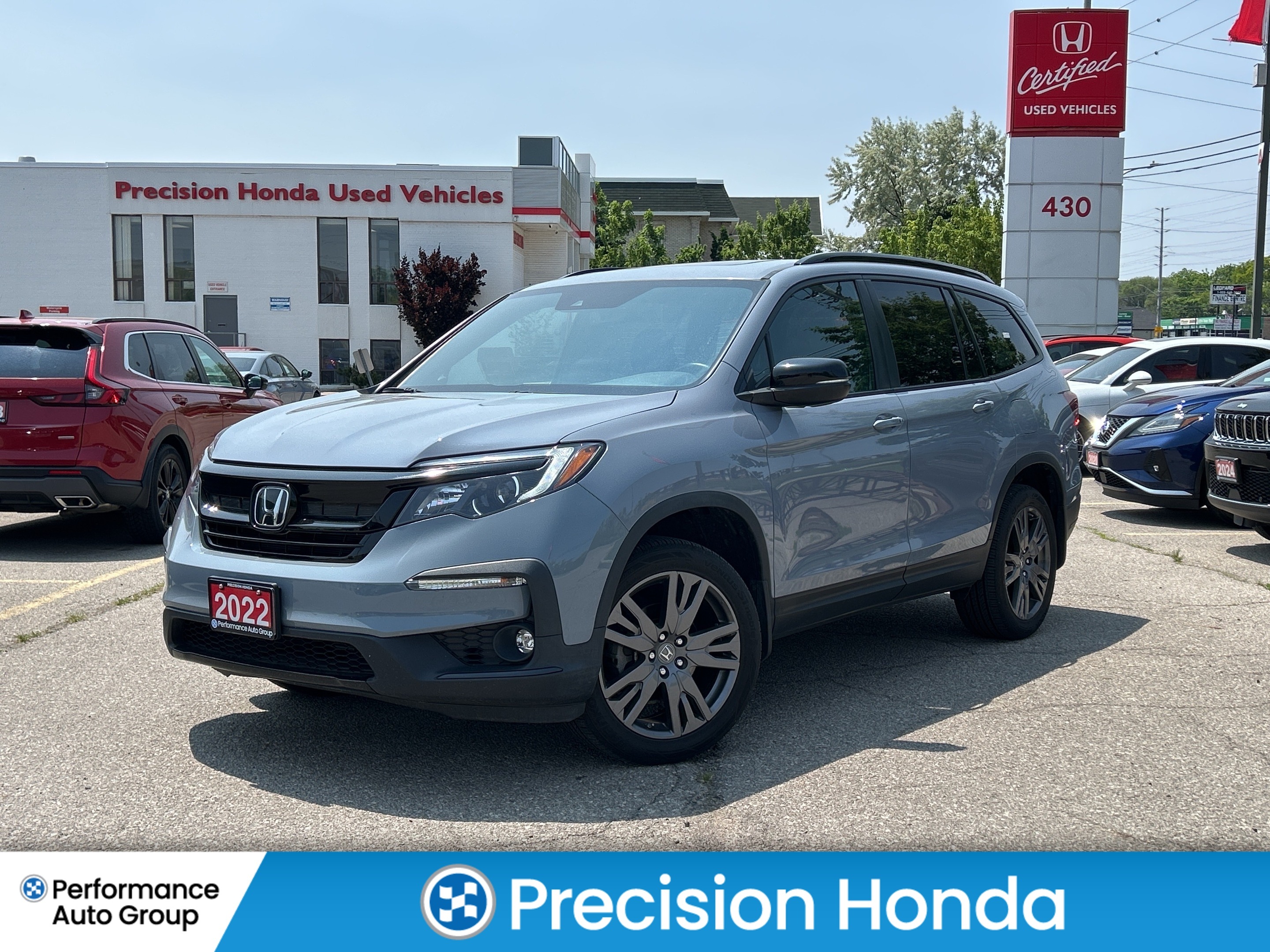 2022 Honda Pilot Sport - Sunroof - Rear Camera -  CarPlay - H.Seats