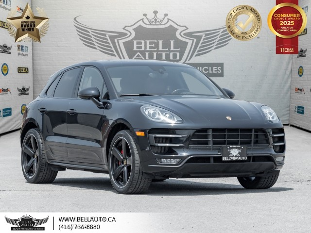 2016 Porsche Macan Turbo, REDLEATHER, NAVI, PANO, BOSESOUNDSYSTEM®, V