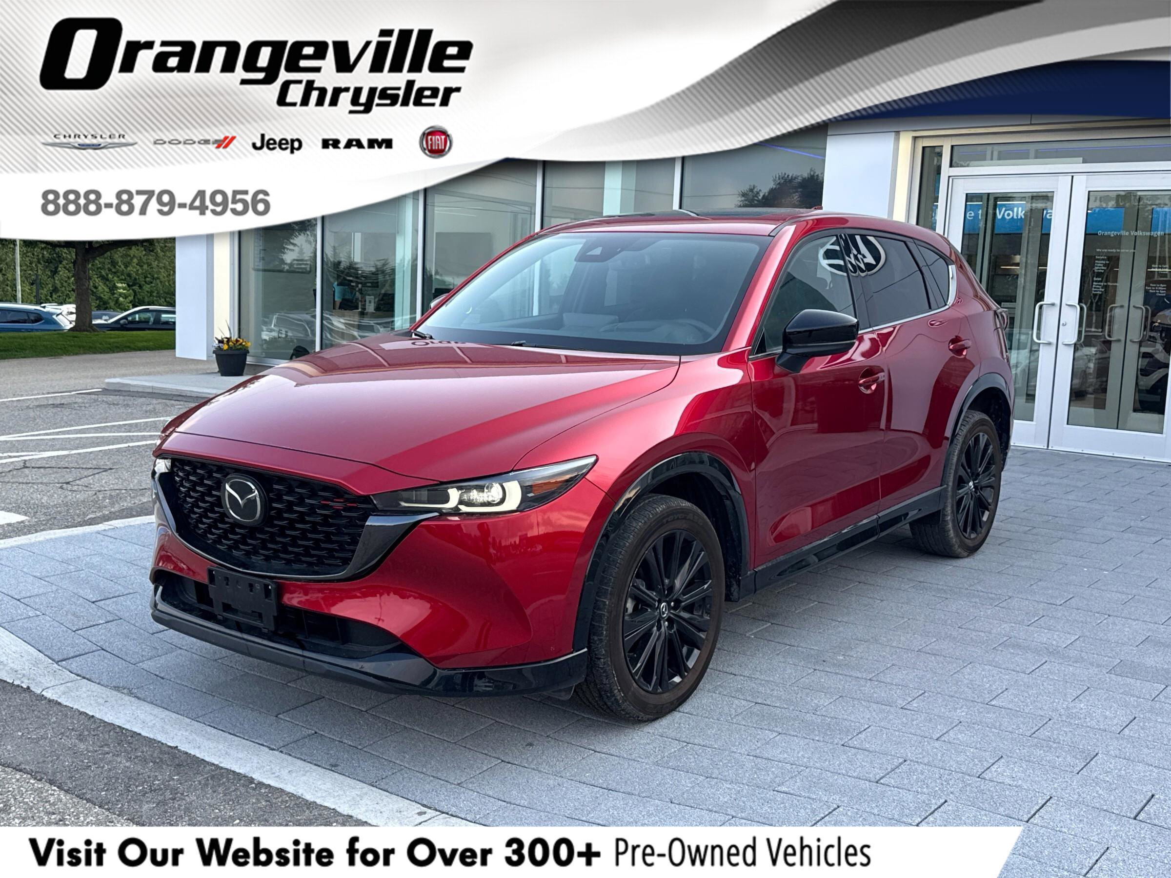 2023 Mazda CX-5 Sport DesignPOWER TAILGATE, SUNROOF, NAV, CARPLAY,