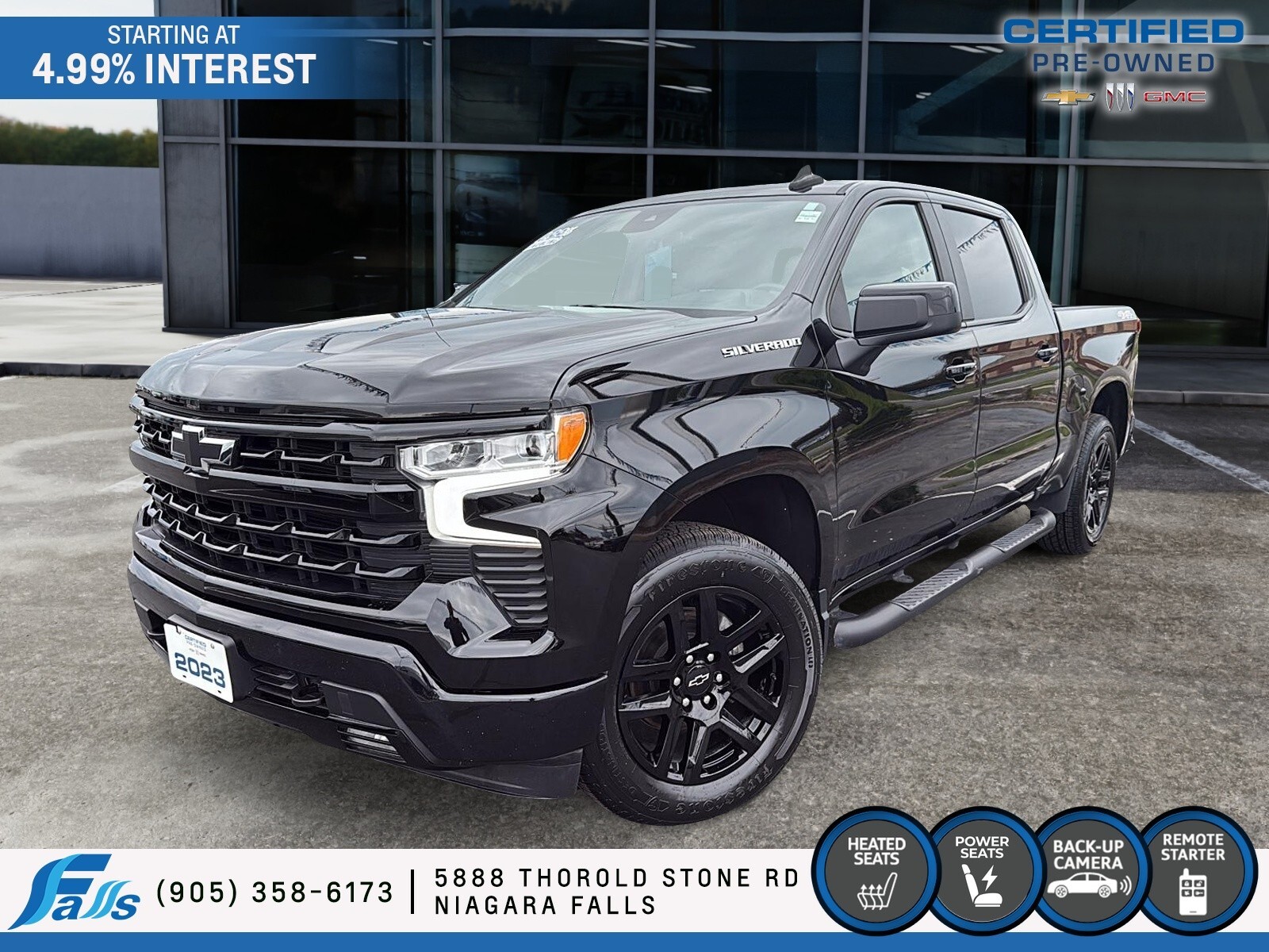 2023 Chevrolet Silverado 1500 RST 20'S,H.SEATS,P.SEATS,H.STEERING