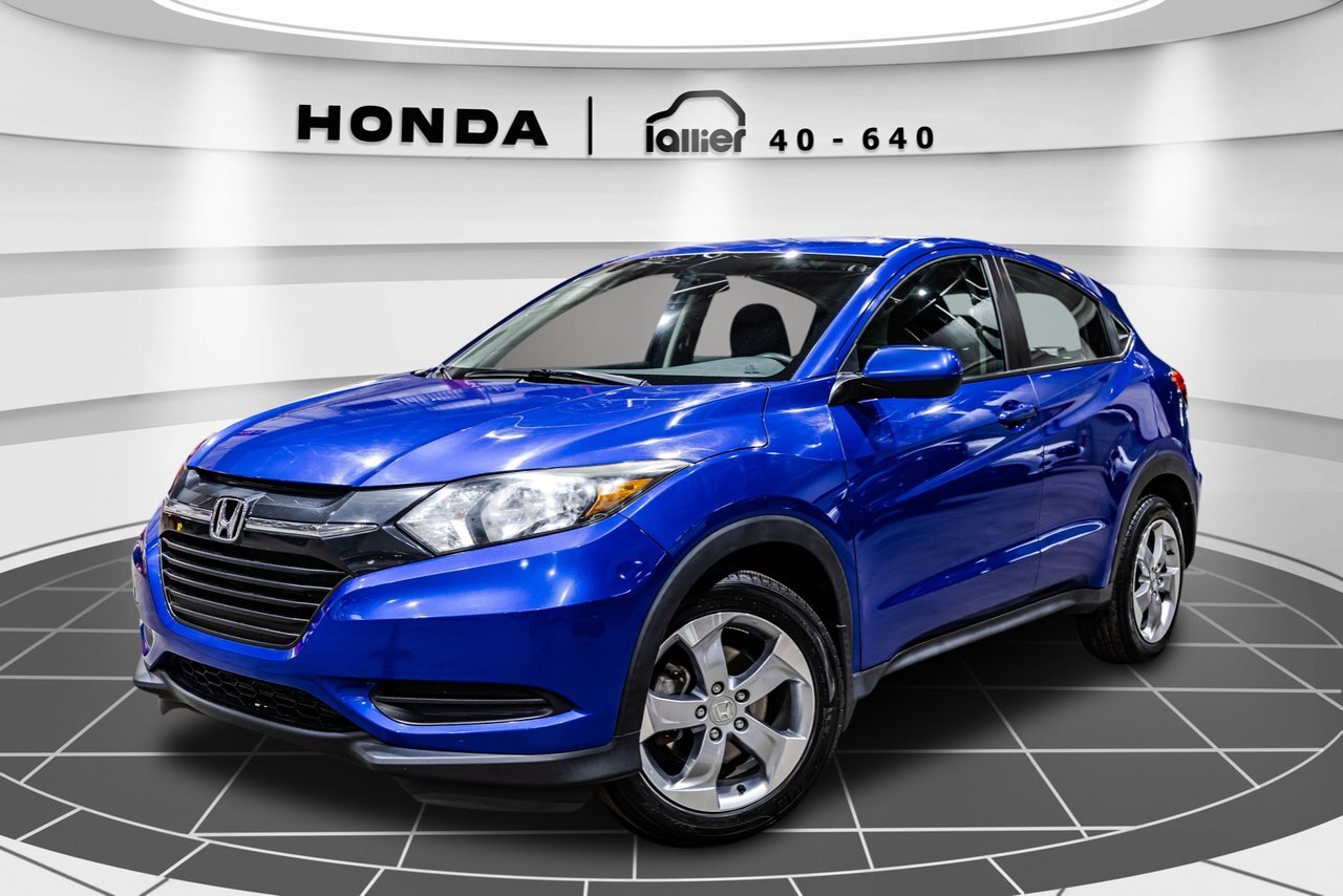 2018 Honda HR-V LX JAMAIS ACCIDENTÉ + BAS KILOMÉTRAGES + TRACTION 