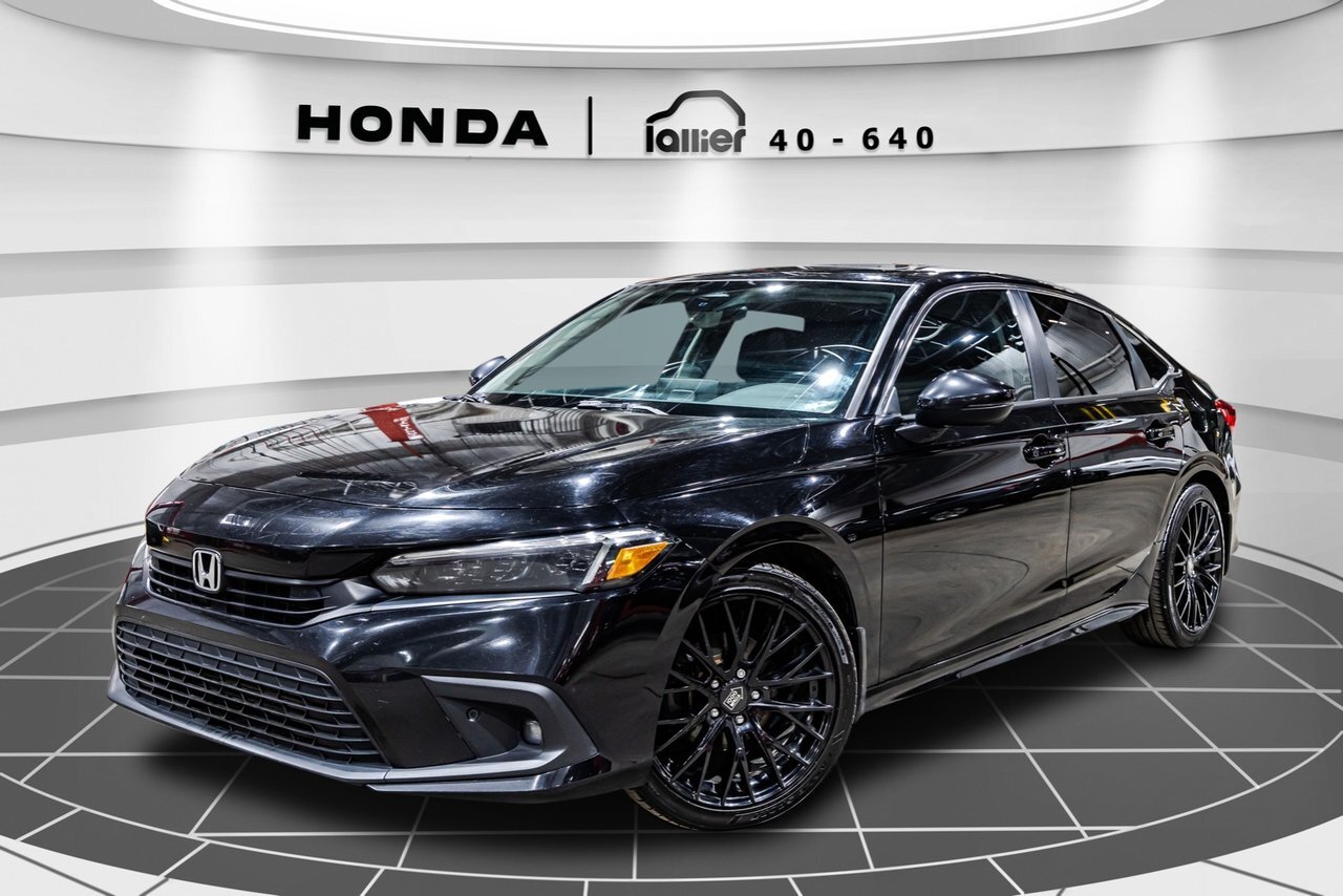 2022 Honda Civic Sedan Touring UN SEUL PROPRIO + CUIR + TOIT OUVRANT