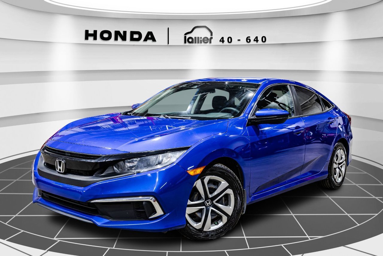 2019 Honda Civic Sedan LX JAMAIS ACCIDENTÉ + BAS KILO + SIÈGES CHAUFFANT