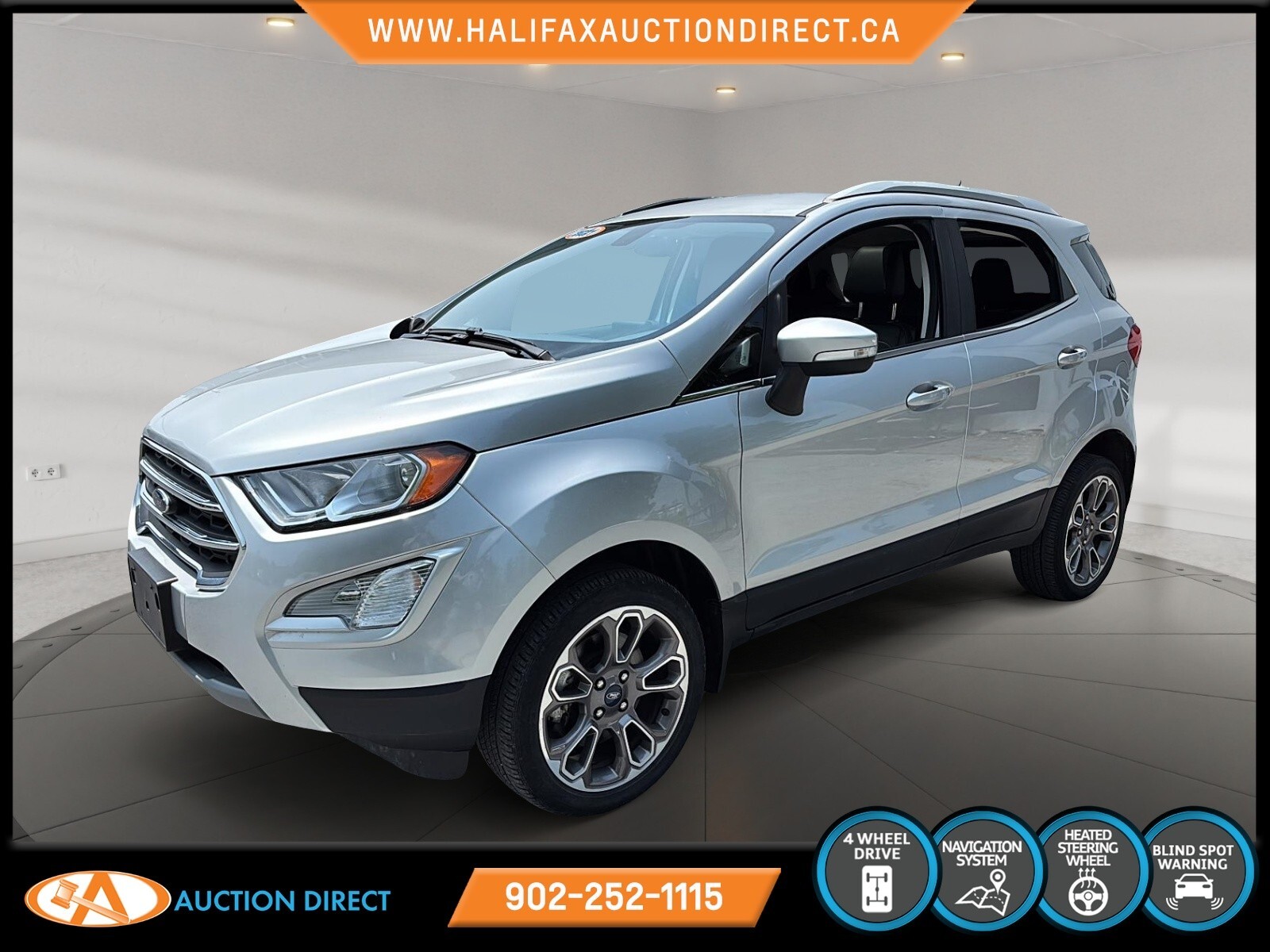 2021 Ford EcoSport Titanium TITANIUM TRIM. 4WD, NAVI, LEATHER, SUNROO