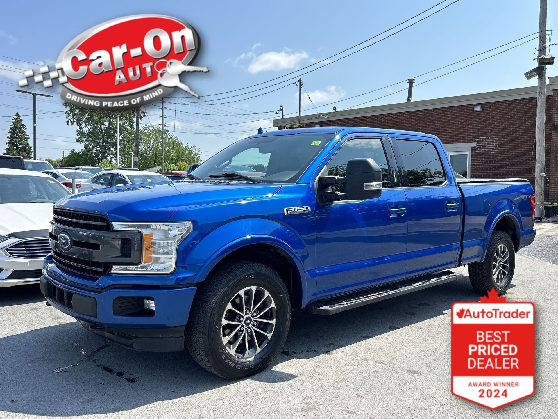 2018 Ford F-150 XLT SPORT 4X4| 5.0L V8| ONLY 82,000KMS| CREW| NAV