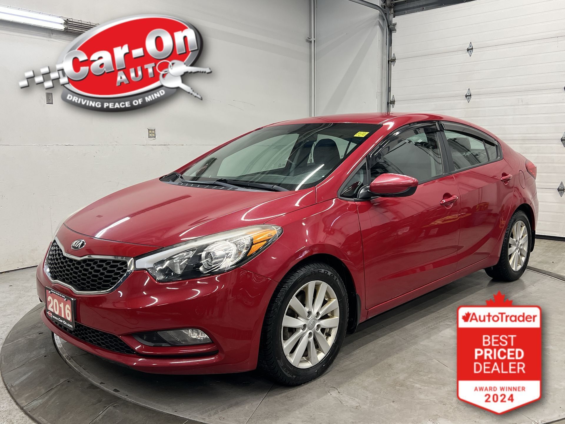 2016 Kia Forte LX PLUS| ONLY 95,000KMS| AUTO| HTD SEATS| ALLOYS