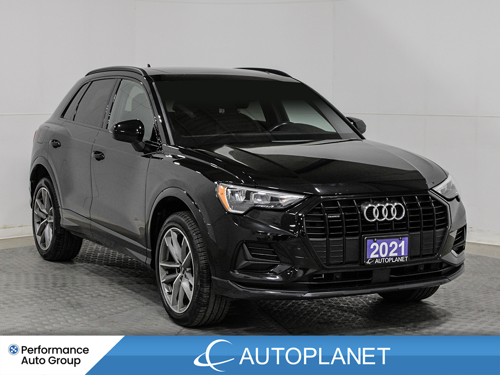 2021 Audi Q3 Komfort 40 TFSI Quattro, Back Up Cam, Pano Roof