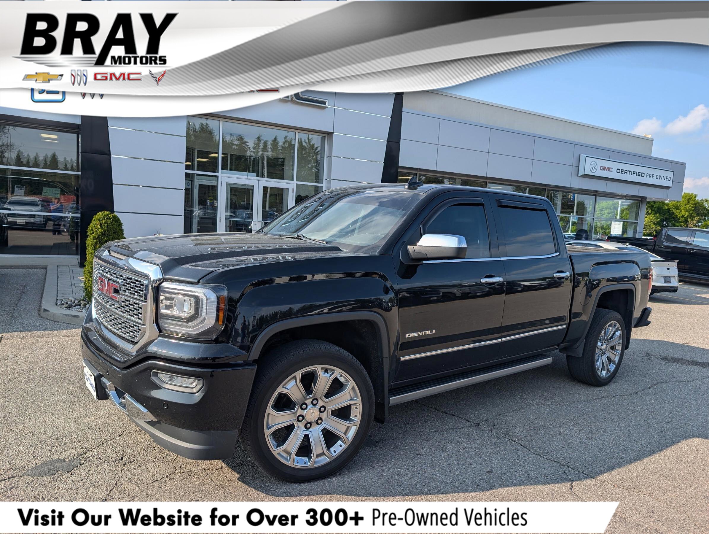 2018 GMC Sierra 1500 DenaliDENALI ULTIMATE, 6.2L, 4X4, NAV, ROOF, LOADE