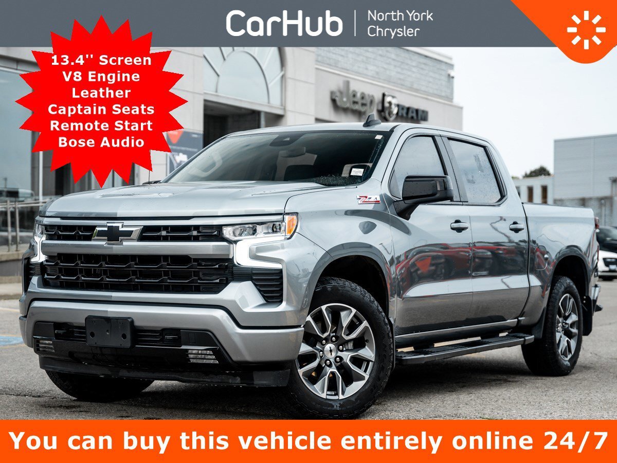 2024 Chevrolet Silverado 1500 RST 147 V8 13.4'' Screen Leather Captain Seats Ton