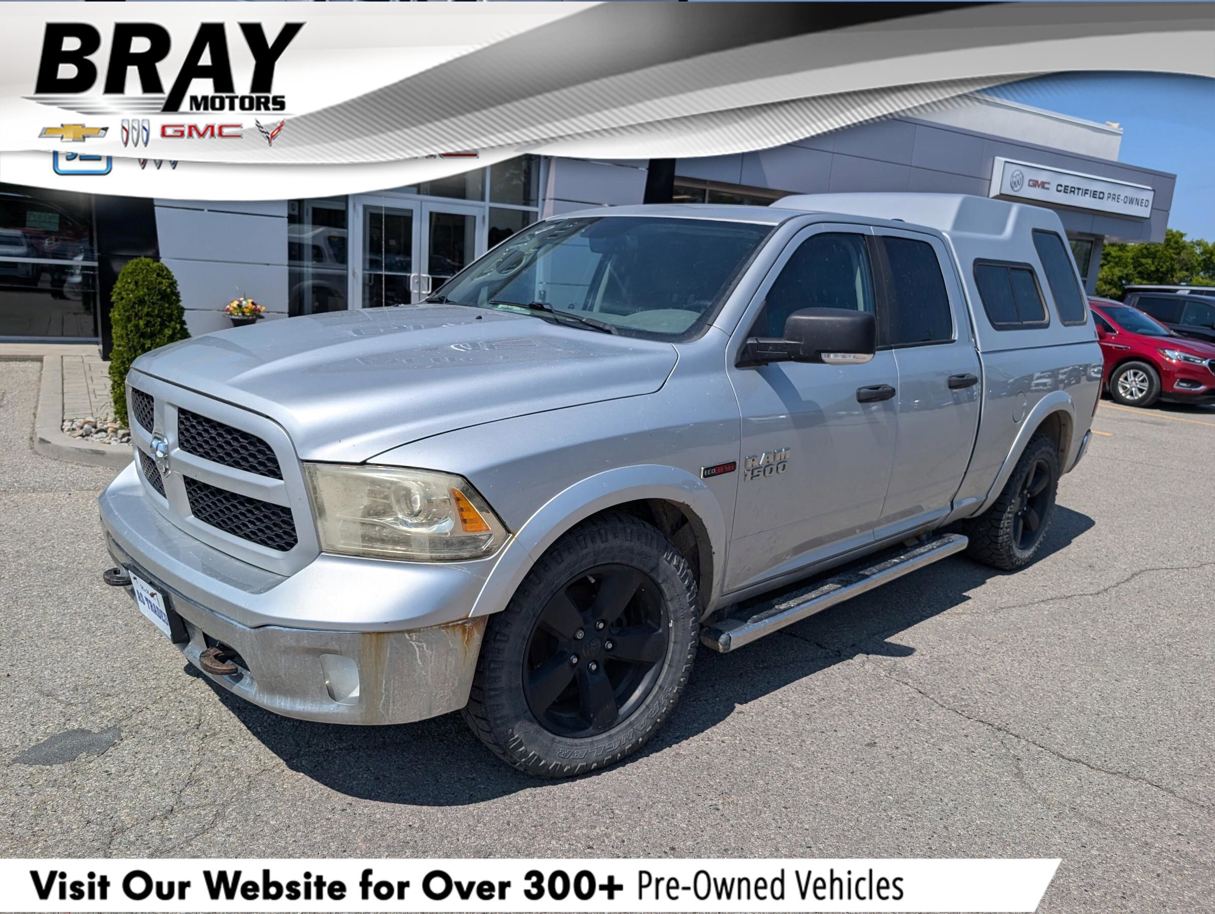 2016 Ram 1500 OutdoorsmanOUTDOORSMAN, ECODIESEL, QUAD, 4X4, AS-T
