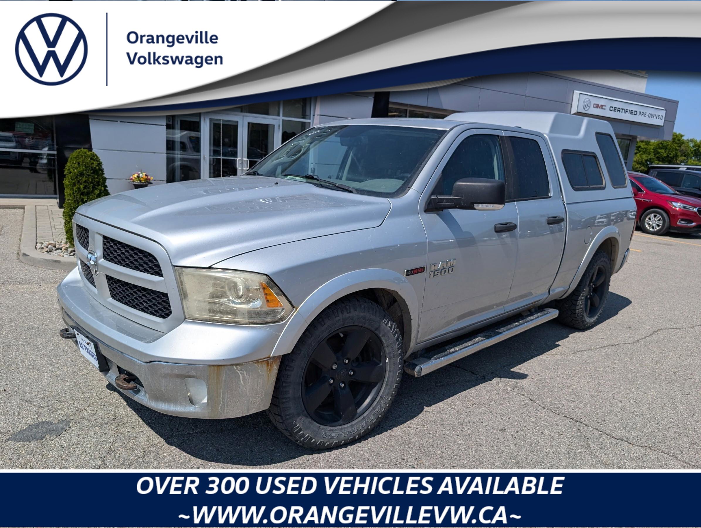 2016 Ram 1500 OutdoorsmanOUTDOORSMAN, ECODIESEL, QUAD, 4X4, AS-T