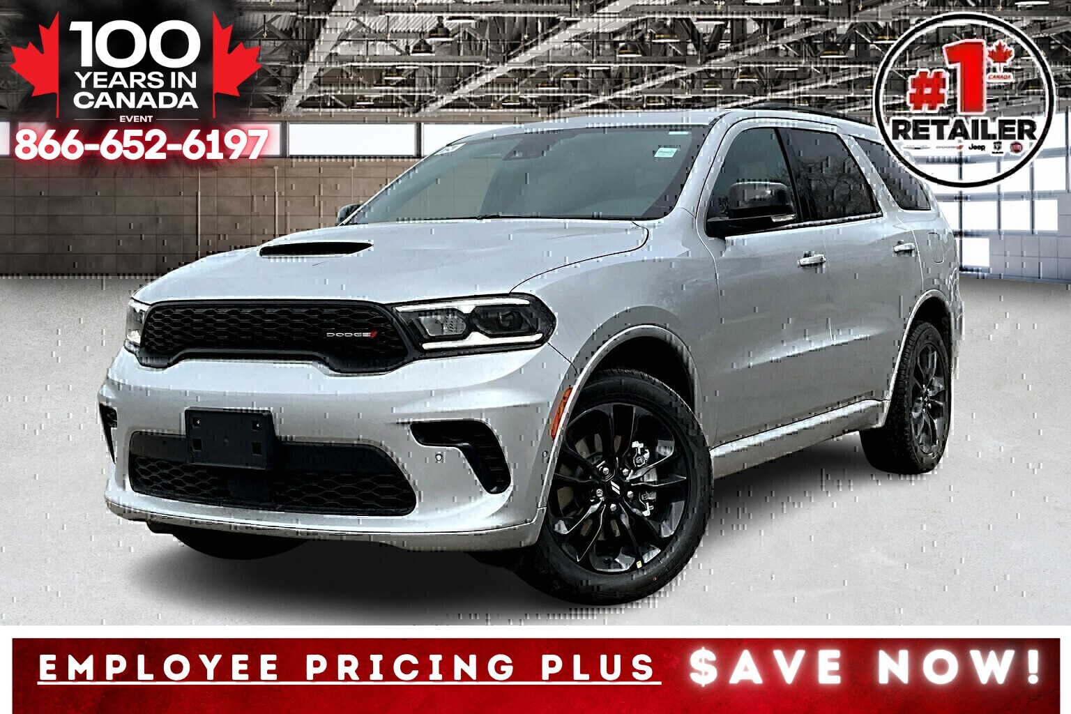 2025 Dodge Durango GT PLUS AWD | Leather | Sunroof | Blacktop | V6