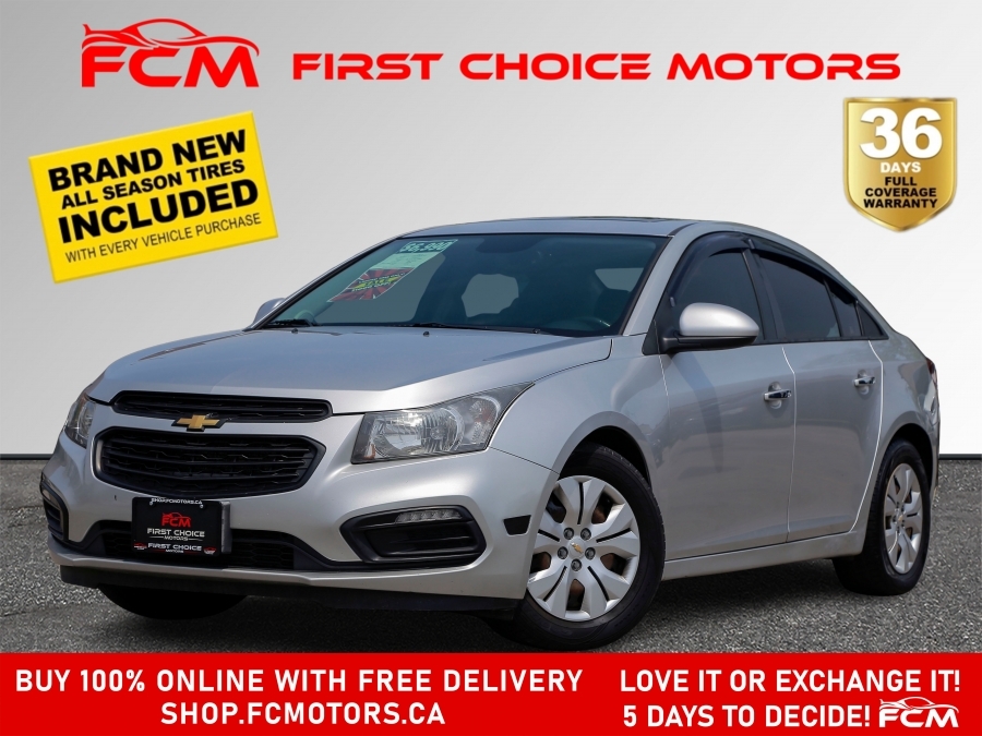 2015 Chevrolet Cruze 2LT ~AUTOMATIC, FULLY CERTIFIED WITH WARRANTY!!!!~