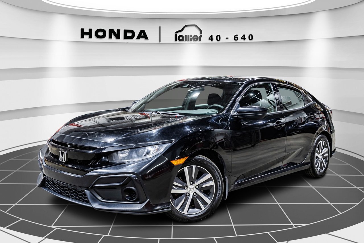 2020 Honda Civic Hatchback LX GARATIE PROLONGÉ  HONDA+JAMAIS ACCIDENTÉ+ECONOM