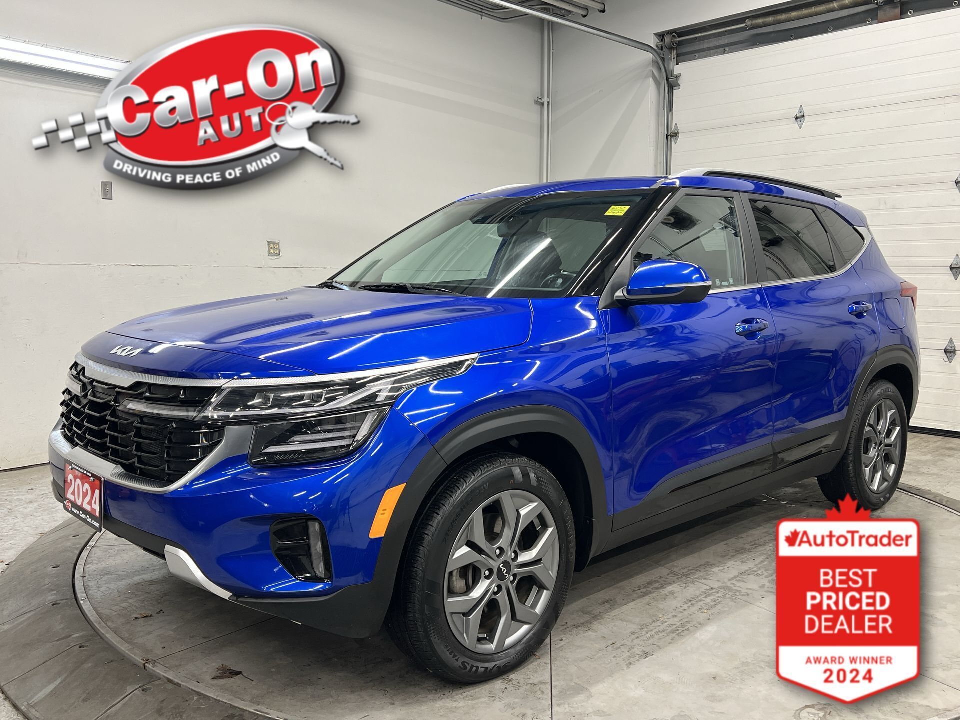 2024 Kia Seltos EX AWD| LEATHER| SUNROOF| HTD SEATS| CARPLAY