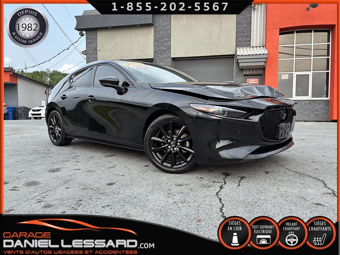2023 Mazda Mazda3 Sport GT TURBO AWD 2.5L CUIR TOIT GPS BOSE CRUISE