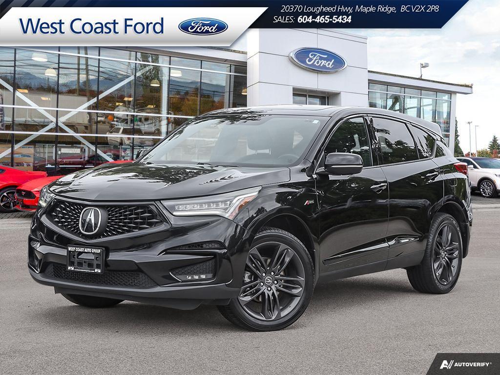 2019 Acura RDX A-Spec SH-AWD - Heated/Cooled Seats, Sunroof