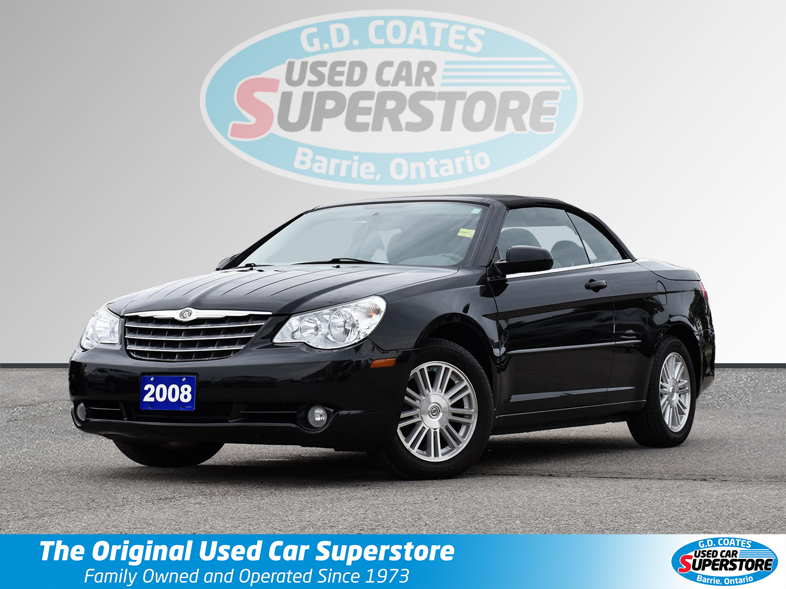 2008 Chrysler Sebring Touring Convertible ~Power Seat ~Alloy Wheels ~A/C