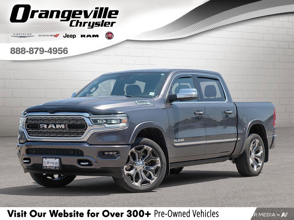 2022 Ram 1500 LimitedLIMITED, HEMI, CREW, 4X4, NAV, HTD/COOL, 1-