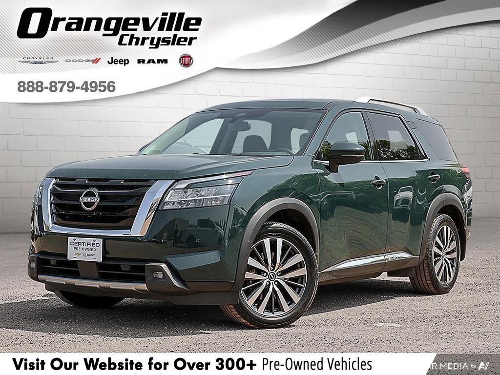 2022 Nissan Pathfinder PlatinumPLATINUM, V6, 4WD, NAV, ROOF, LOADED!