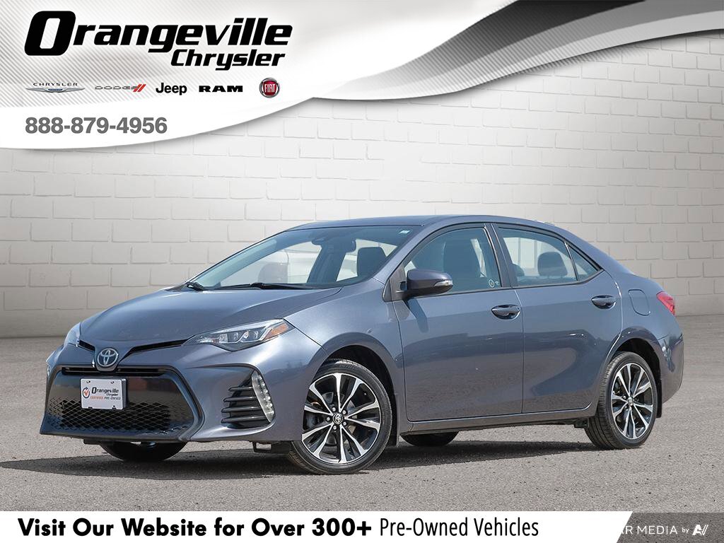 2017 Toyota Corolla SEXSE CVT, HEATED SOFTEX, ROOF, ALLOYS, GOOD KMS!
