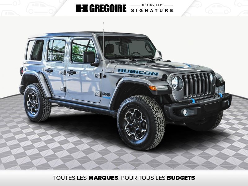 2021 Jeep Wrangler 4XE Unlimited Rubicon TOIT SKY ONE-TOUCH