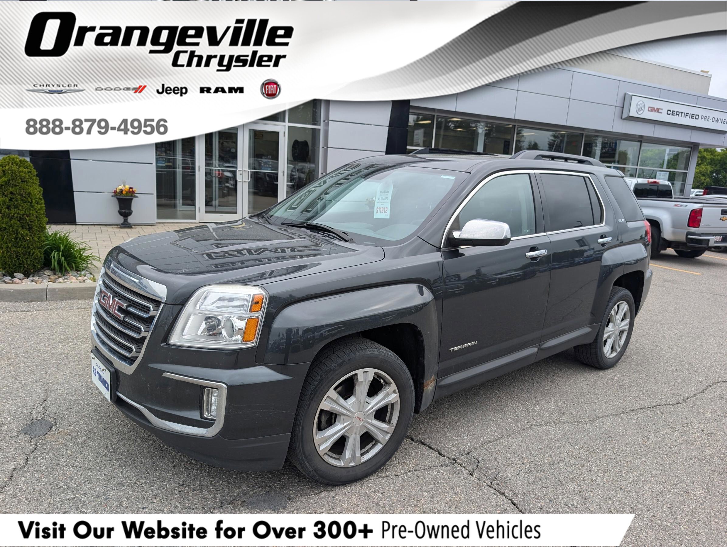 2017 GMC Terrain SLESLE-2, V6, FWD, HEATED CLOTH, CERTIFIED!