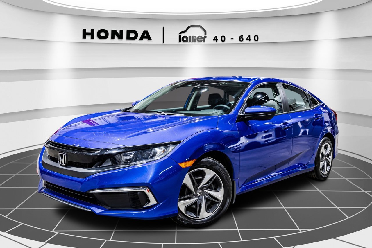 2020 Honda Civic Sedan LX JAMAIS ACCIDENTÉ+IPÉCABLE