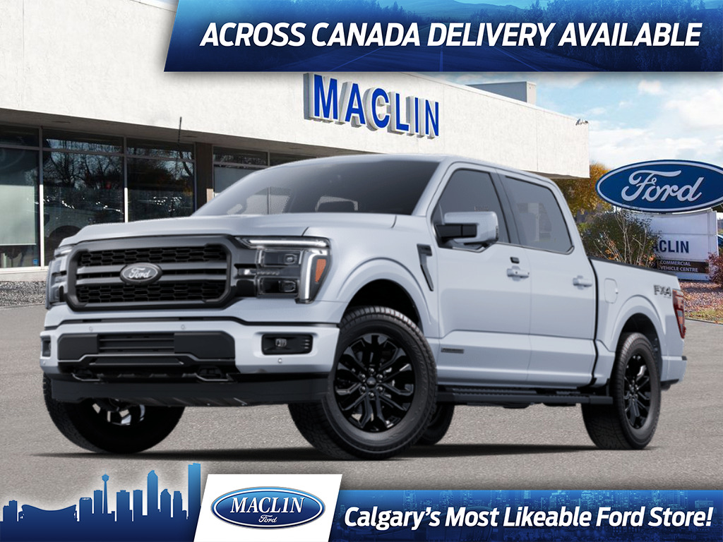 2025 Ford F-150 LARIAT | BLACK APP PKG | TOW PKG | FX4 PKG | BLIS