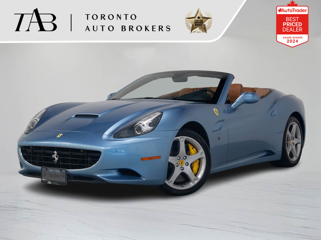 2011 Ferrari California CONVERTIBLE   PINIFARINA   19" RIM, Toronto, Cash